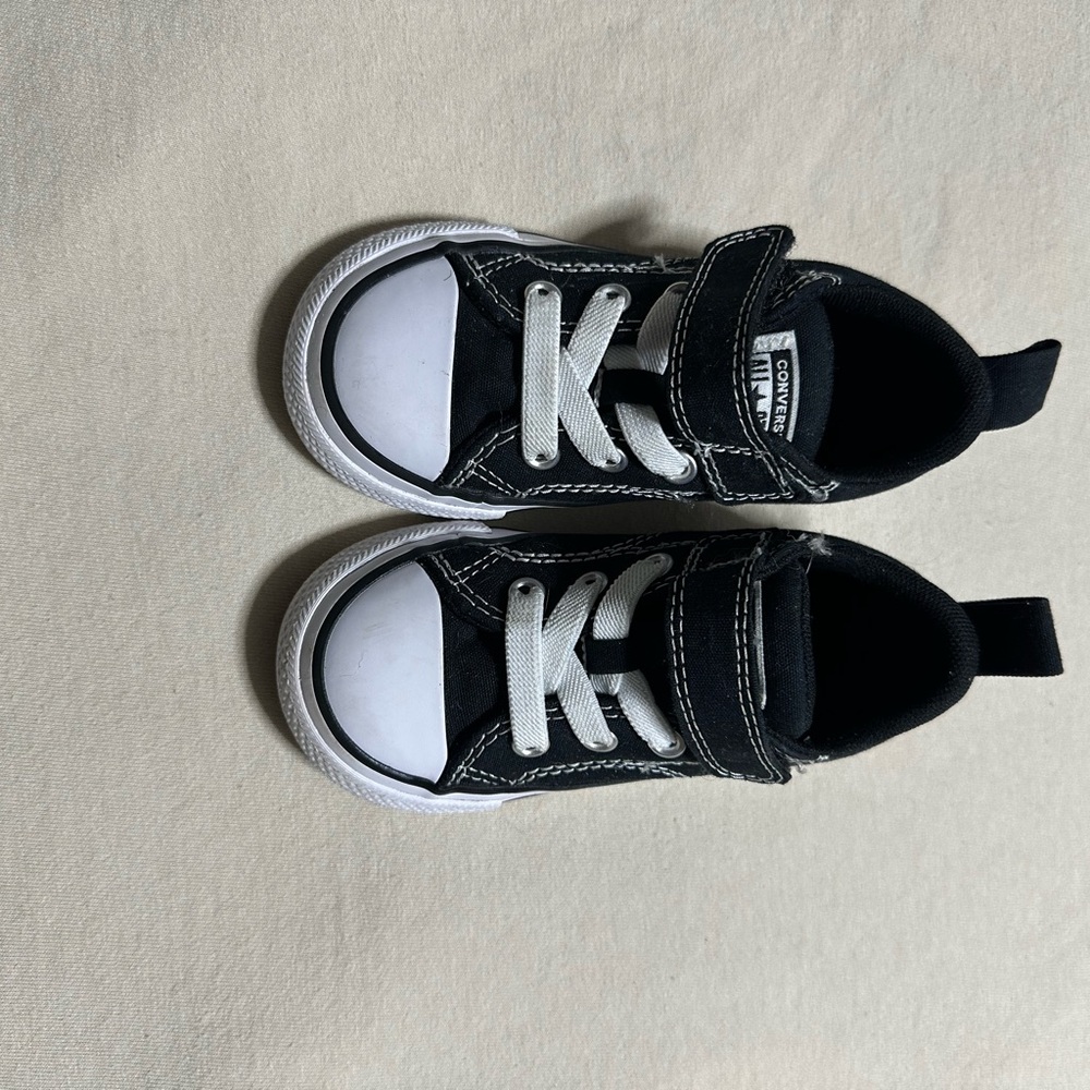 Converse Kids Black and White Sneakers